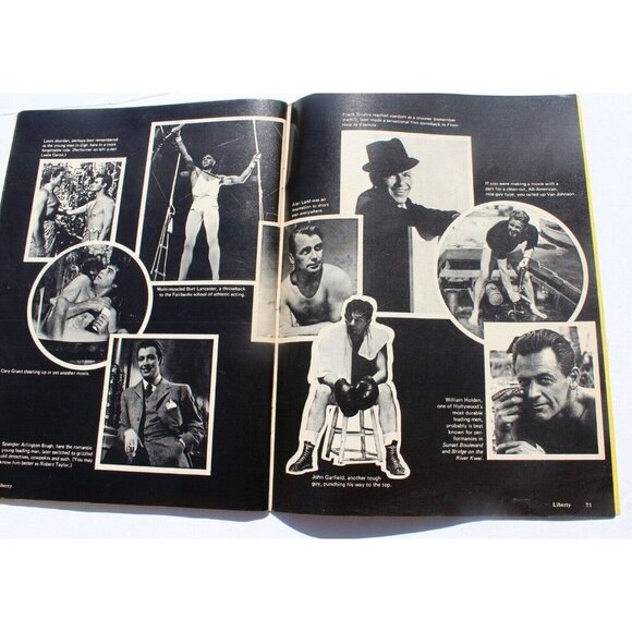 Liberty Then And Now Magazine Fall 1973 Marilyn Monroe Garbo Cary Grant Taylor - Picture 4 of 5